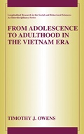 Cover: From Adolescence to Adulthood in the Vietnam Era - Springer