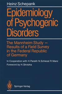 Enlarge image Cover: Epidemiology of Psychogenic Disorders - Springer