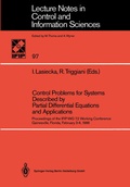 Cover: Control Problems for Systems Described by Partial Differential Equations and Applications - Springer