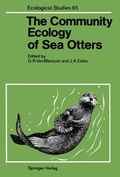 Cover: The Community Ecology of Sea Otters - Springer