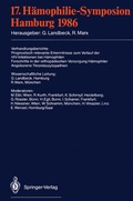 Cover: 17. H&auml;mophilie-Symposion - Springer