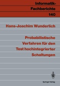 Cover: Probabilistische Verfahren f&uuml;r den Test hochintegrierter Schaltungen - Springer