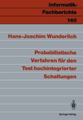 Cover: Probabilistische Verfahren f&uuml;r den Test hochintegrierter Schaltungen - Springer