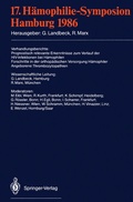 Cover: 17. H&auml;mophilie-Symposion - Springer