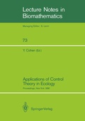 Cover: Applications of Control Theory in Ecology - Springer