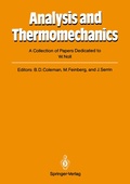 Cover: Analysis and Thermomechanics - Springer