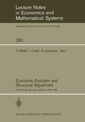 Cover: Economic Evolution and Structural Adjustment - Springer