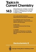 Cover: Electrochemistry II - Springer