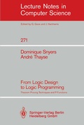 Cover: From Logic Design to Logic Programming - Springer