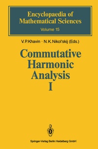 Enlarge image Cover: Commutative Harmonic Analysis I - Springer