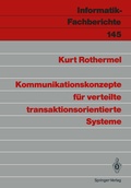 Cover: Kommunikationskonzepte f&uuml;r verteilte transaktionsorientierte Systeme - Springer