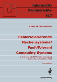 Abbildung von: Fehlertolerierende Rechensysteme / Fault-Tolerant Computing Systems - Springer