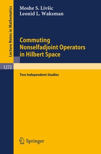 Abbildung von: Commuting Nonselfadjoint Operators in Hilbert Space - Springer