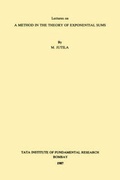 Cover: Lectures on a Method in the Theory of Exponential Sums - Springer
