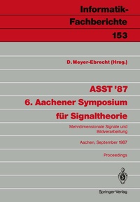 Abbildung von: ASST '87 6. Aachener Symposium für Signaltheorie - Springer