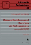 Cover: Messung, Modellierung und Bewertung von Rechensystemen - Springer
