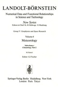 Cover: Climatology - Springer