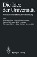 Cover: Die Idee der Universit&auml;t - Springer
