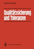 Cover: Qualit&auml;tssicherung und Toleranzen - Springer