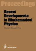 Cover: Recent Developments in Mathematical Physics - Springer