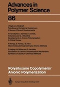 Cover: Polysiloxane Copolymers / Anionic Polymerization - Springer