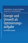 Cover: Energie und Umwelt als Optimierungsaufgabe - Springer