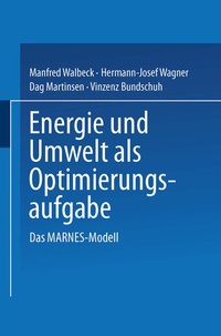 Abbildung von: Energie und Umwelt als Optimierungsaufgabe - Springer