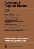 Cover: Polysiloxane Copolymers / Anionic Polymerization - Springer