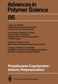 Enlarge image Cover: Polysiloxane Copolymers / Anionic Polymerization - Springer