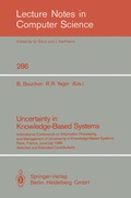 Cover: Uncertainty in Knowledge-Based Systems - Springer