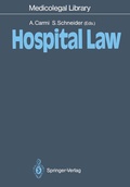 Cover: Hospital Law - Springer