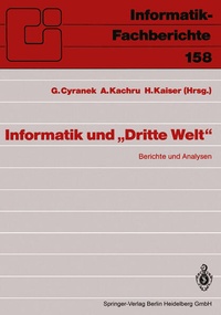 Enlarge image Cover: Informatik und "Dritte Welt" - Springer