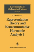 Cover: Representation Theory and Noncommutative Harmonic Analysis I - Springer