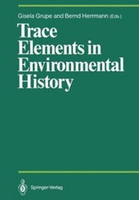 Enlarge image Cover: Trace Elements in Environmental History - Springer