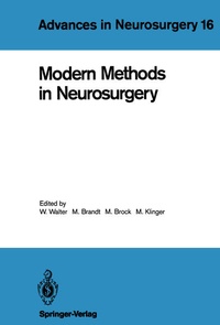 Enlarge image Cover: Modern Methods in Neurosurgery - Springer