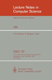 Abbildung von: ESEC '87 - Springer