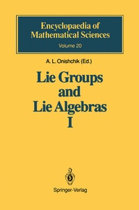 Abbildung von: Lie Groups and Lie Algebras I - Springer