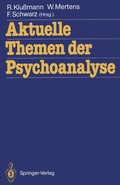 Cover: Aktuelle Themen der Psychoanalyse - Springer