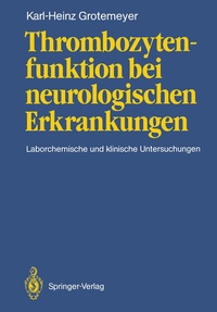 Abbildung von: Thrombozytenfunktion bei neurologischen Erkrankungen - Springer