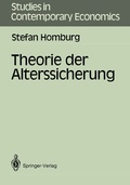 Cover: Theorie der Alterssicherung - Springer
