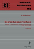 Cover: Begr&uuml;ndungsverwaltung - Springer