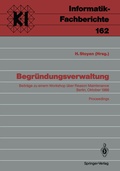 Cover: Begr&uuml;ndungsverwaltung - Springer