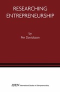 Cover: Researching Entrepreneurship - Springer