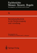 Cover: Betriebsme&szlig;technik in der Textilerzeugung und -veredlung - Springer