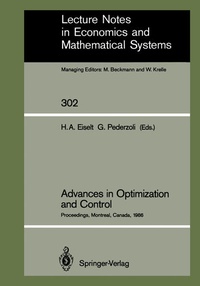 Enlarge image Cover: Advances in Optimization and Control - Springer