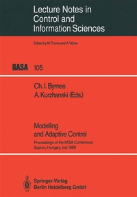 Enlarge image Cover: Modelling and Adaptive Control - Springer
