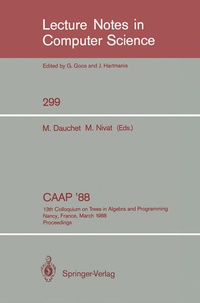 Enlarge image Cover: CAAP '88 - Springer