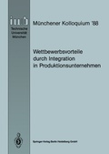 Cover: Wettbewerbsvorteile durch Integration in Produktionsunternehmen - Springer