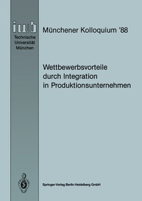 Abbildung von: Wettbewerbsvorteile durch Integration in Produktionsunternehmen - Springer