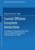 Cover: Coastal-Offshore Ecosystem Interactions - Springer